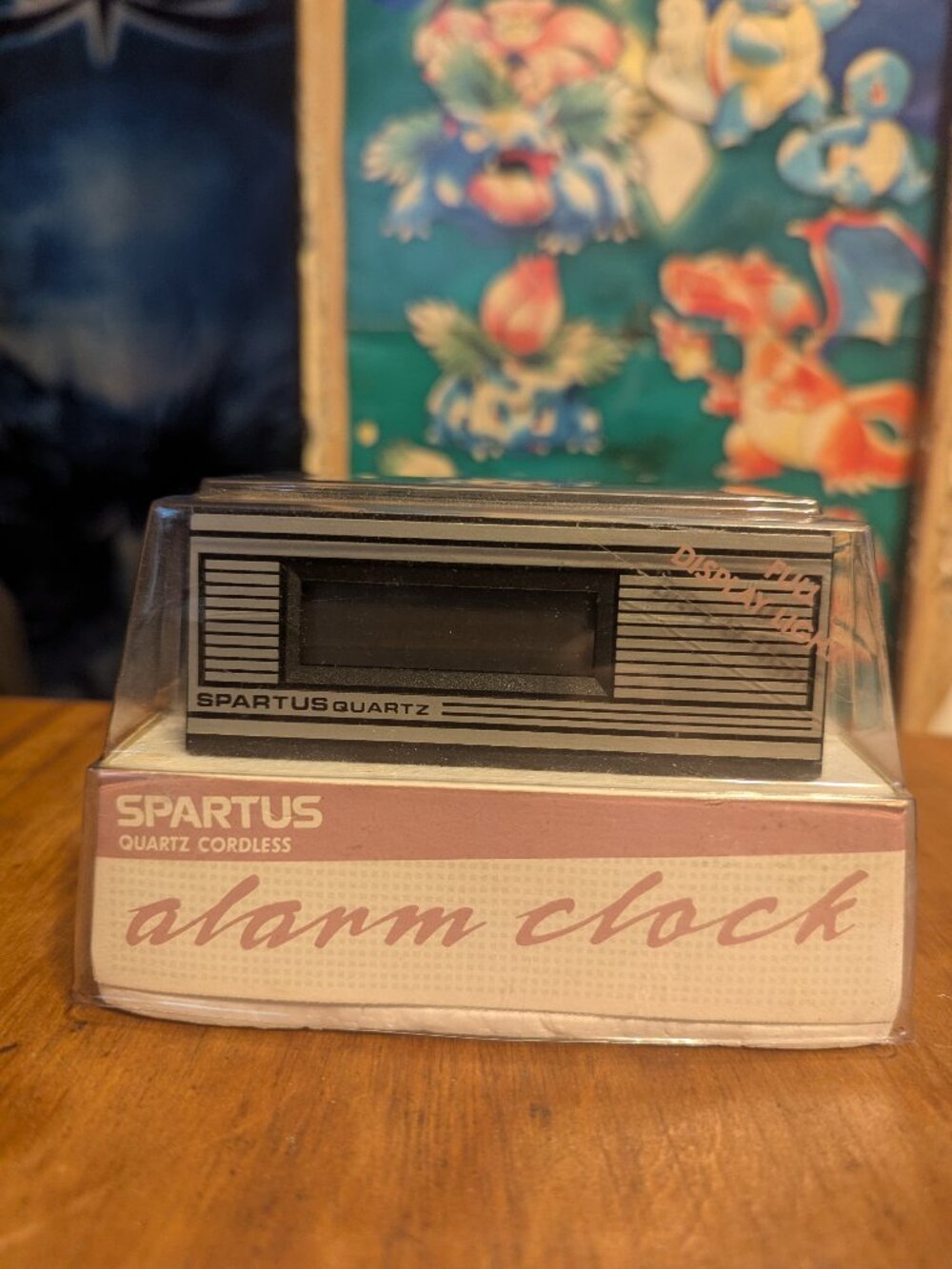 Vintage Spartus Quartz Cordless Alarm Clock